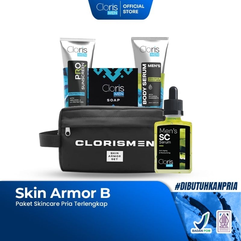 ]Clorismen  Skin Armor B -Paket Clorismen Skincare  Pria