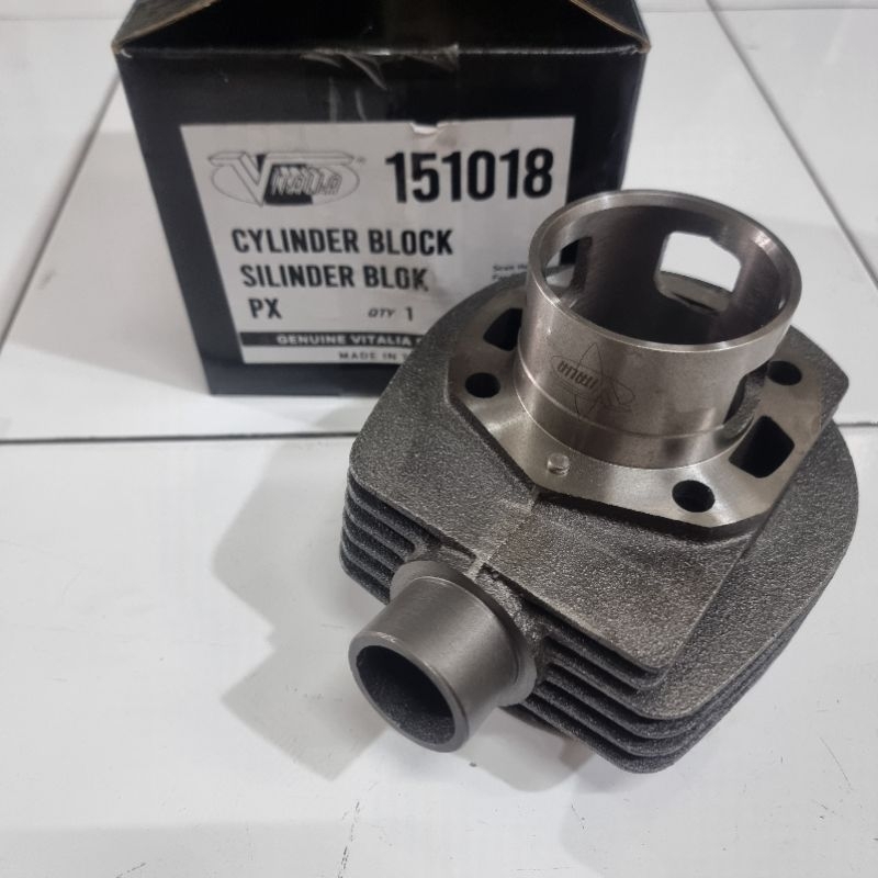 Blok seher / boring vespa PX lubang 3 VITALIA