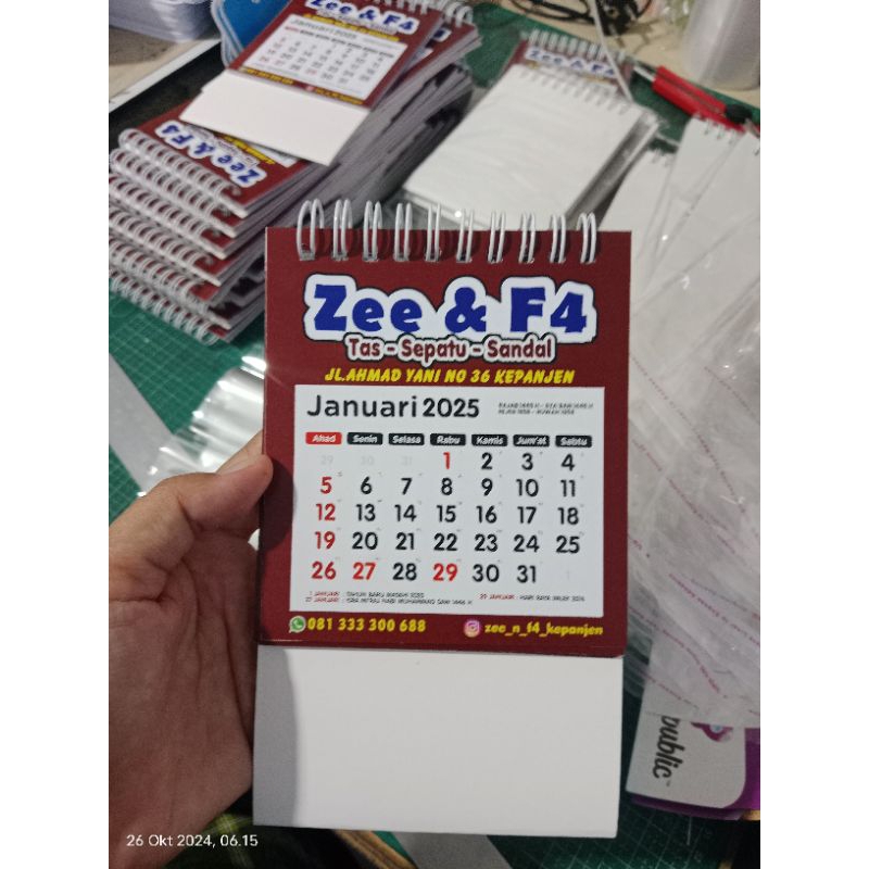 

PROMO CETAK KALENDER DUDUK-KALENDER MEJA 2025 MINI MURAH CUSTOM GIFT
