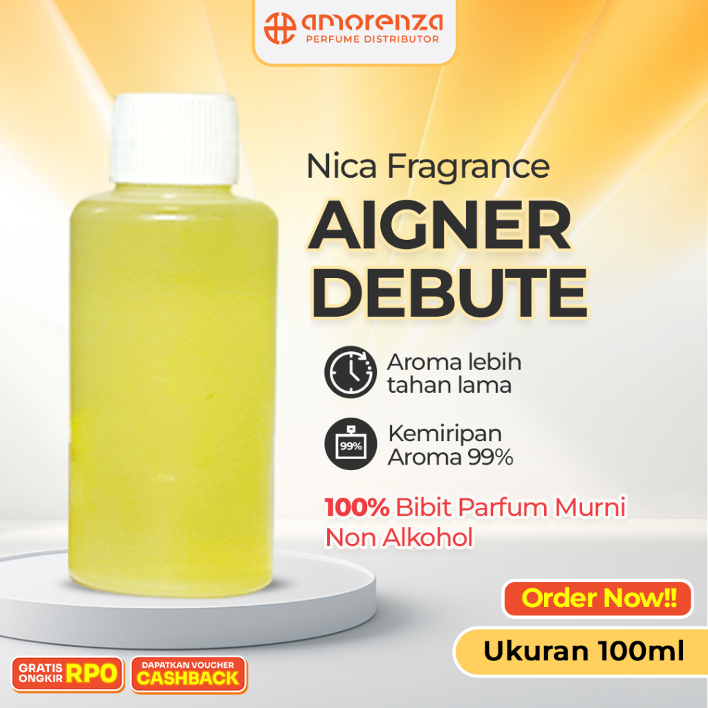 BIBIT PARFUM MURNI AIGNER DEBUTE - DEBUT NICA FRAGRANCE 100 ML