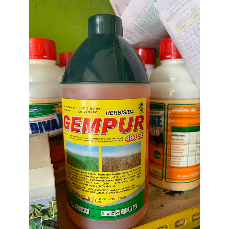 HERBISIDA GEMPUR 480 SL sistemik pembasmi rumput