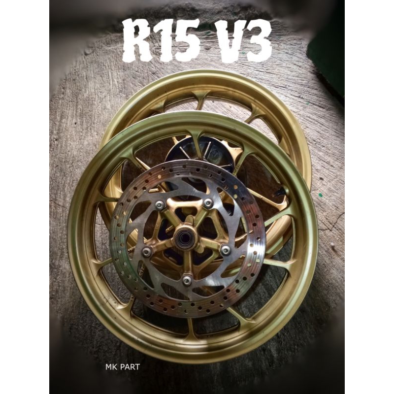 velg R15 V3 original Belakang
