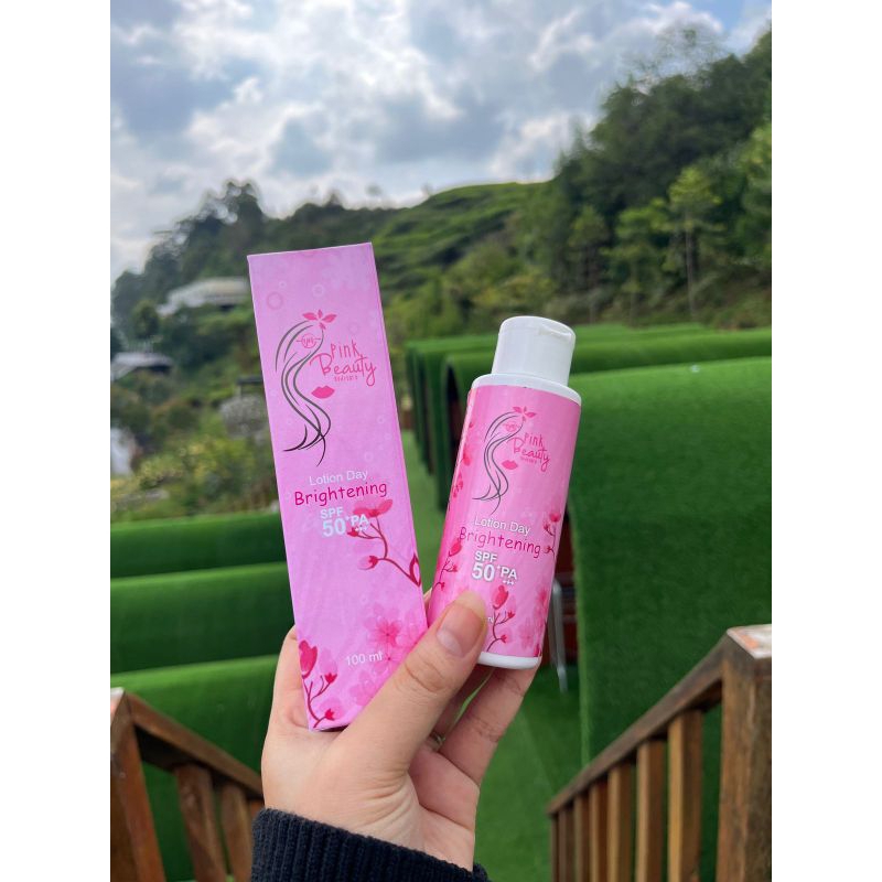 Pink Beauty Body Lotion Siang Whitening Spf 50   Free Gift