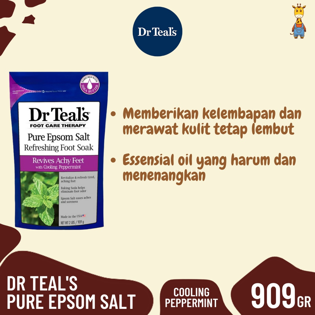 

Dr Teal's Foot Soak 909gr - Garam Berendam Kaki