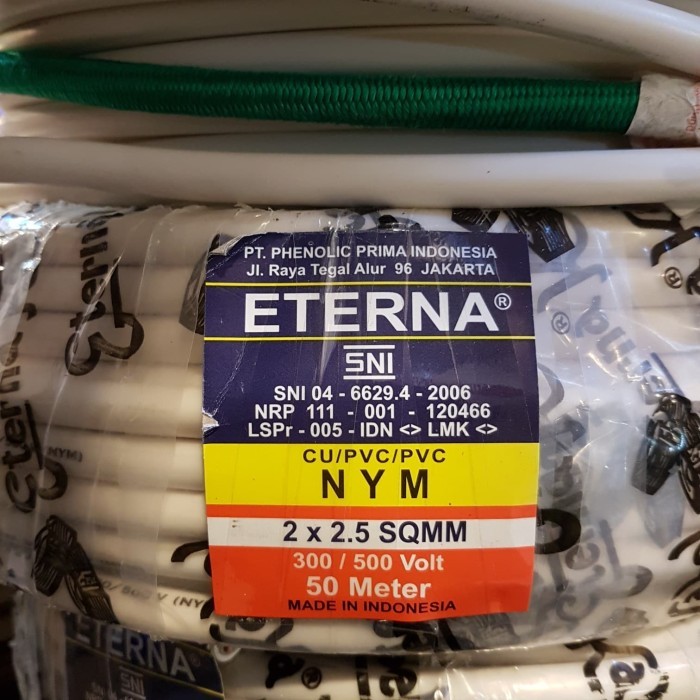kabel eterna Nym 50m 2x2.5