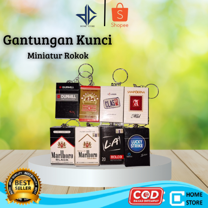 GANTUNGAN KUNCI MINIATUR ROKOK GANCI ROKO LUCU UNIK
