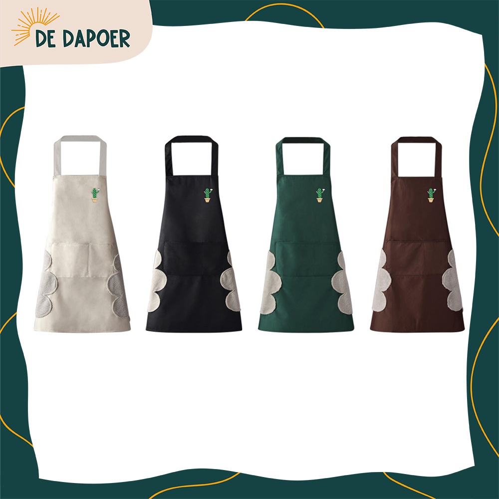 Celemek Dapur Chef Barista Kopi Waterproof Apron Waiter