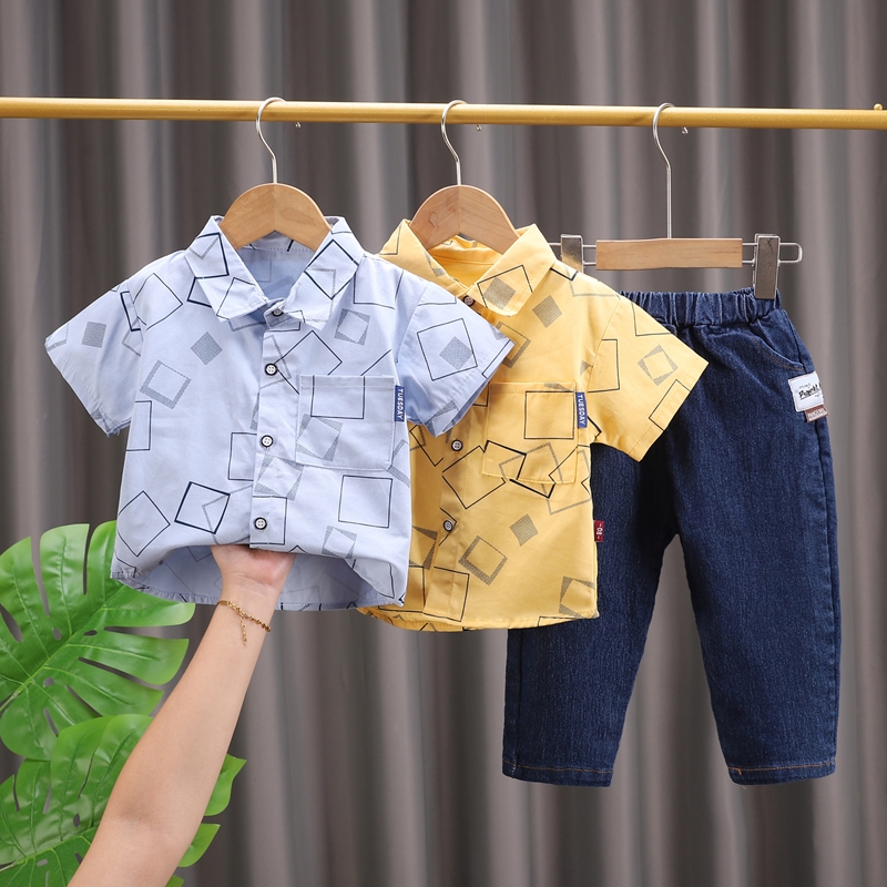 SETELAN BAJU NATAL ANAK LAKI LAKI / SETELAN KEMEJA KATUN ANAK LAKI LAKI KEKINIAN / SET BAJU ANAK COW