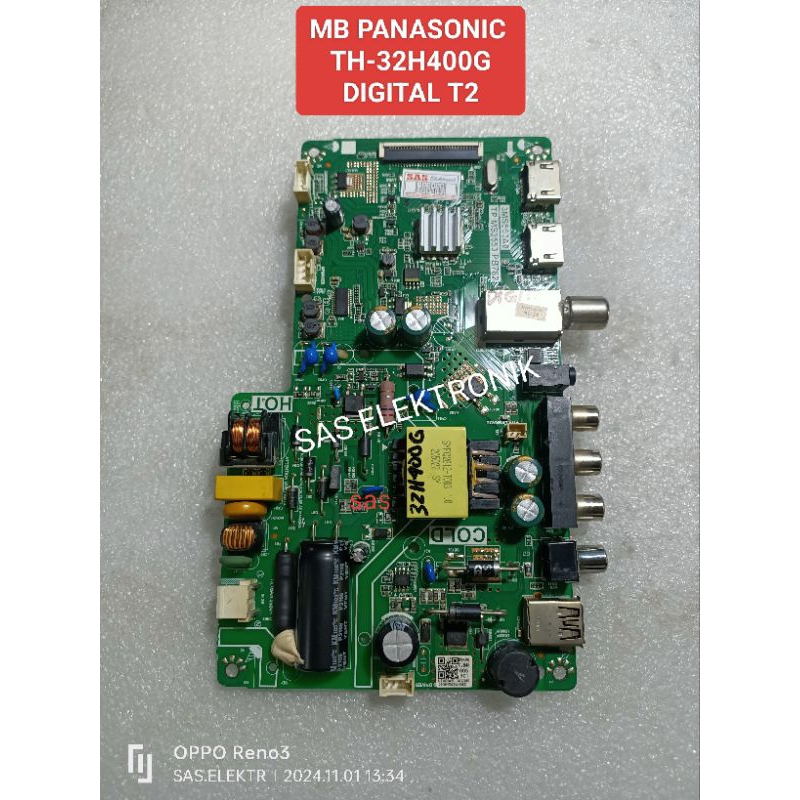 MB BOARD MOTHERBOARD MAINBOARD MESIN TV LED PANASONIC 32 INCH TH-32H400G TH-32H400 G