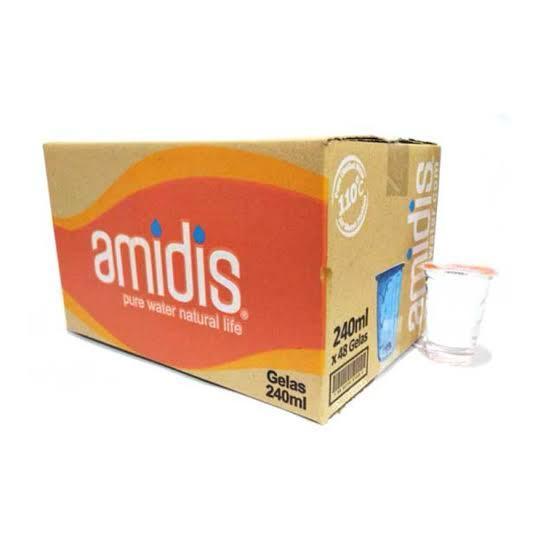 

AMIDIS 220 CUP GELAS (220ML / PACK ISI 48 PCS)/AIR MINUM AMIDIS