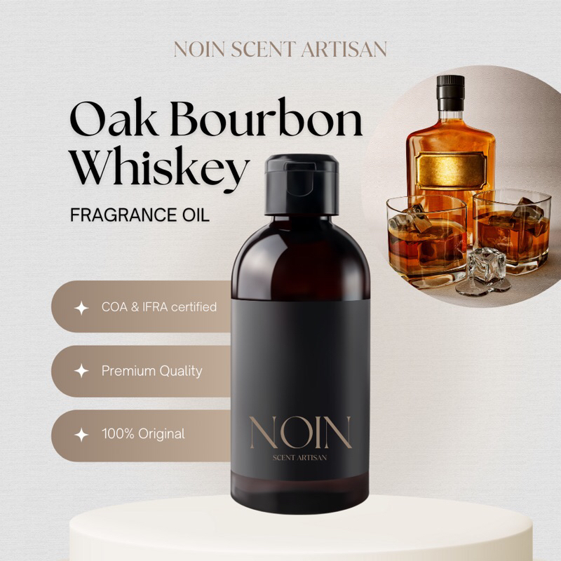(10 GR) OAK BOURBON WHISKEY FRAGRANCE OIL - NOIN SCENT ARTISAN