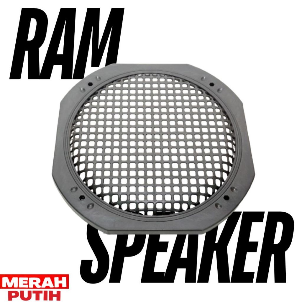 Grill Speaker 12" dan 15" / Ram Speaker 12 Inchi 15 Inchi / Bingkai Spaeaker Plastik / Tutup Woofer
