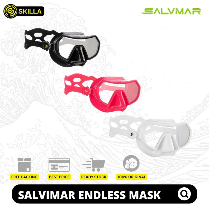 Salvimar Endless Freediving Mask Masker Freedive Low Volume Diving