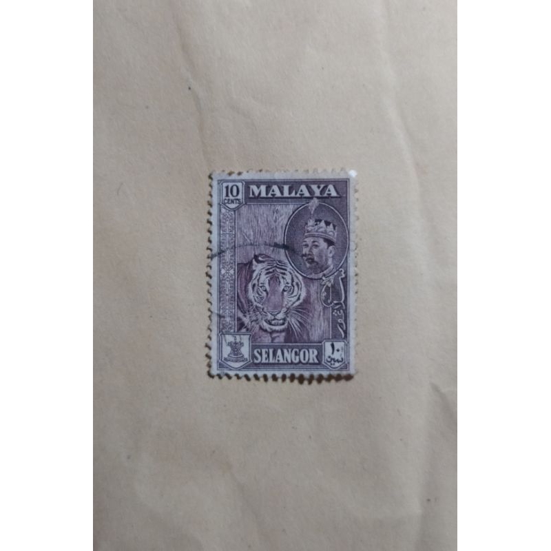 

prangko malaya 10 cents selangor