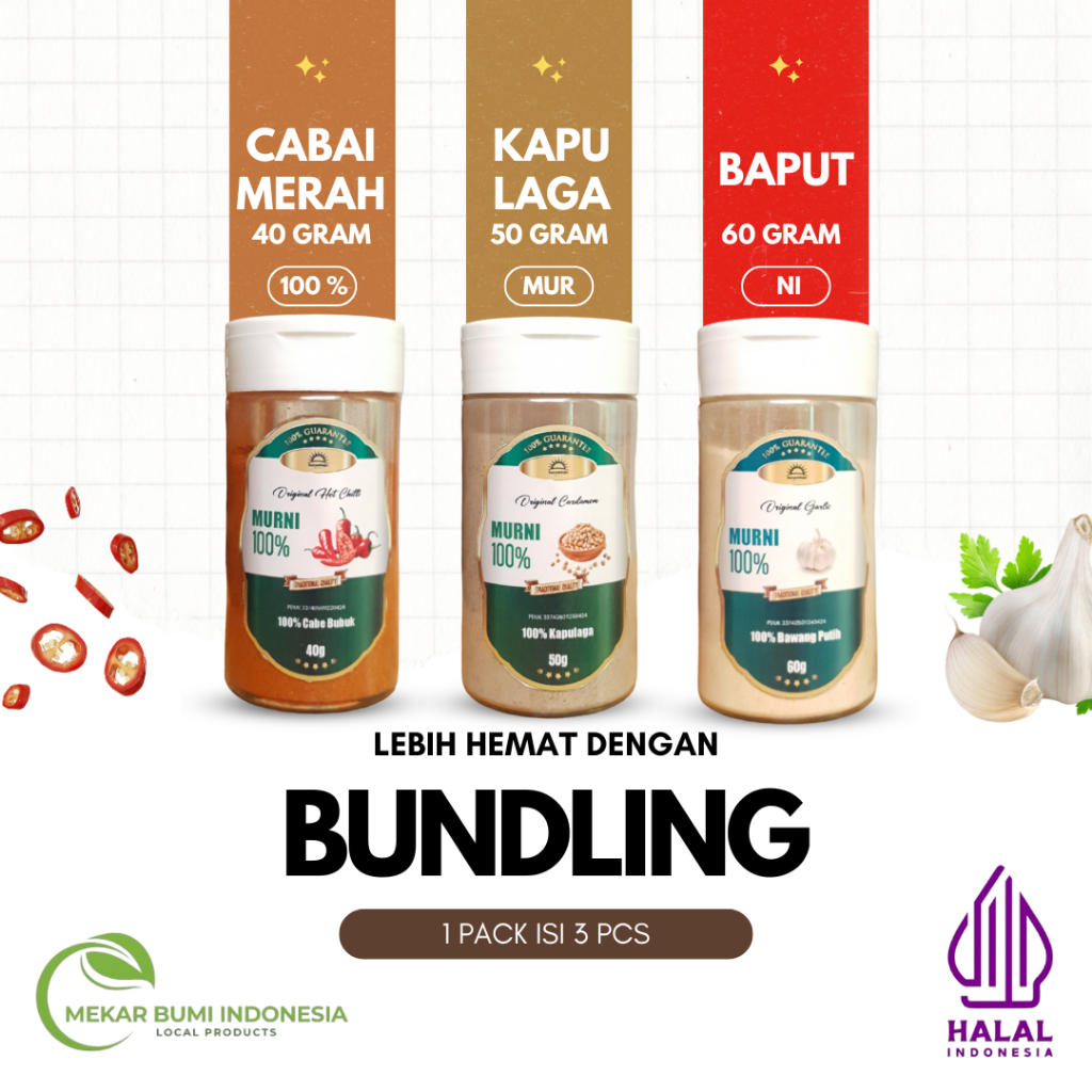 

CABAI | KAPULAGA | BAWANG PUTIH
