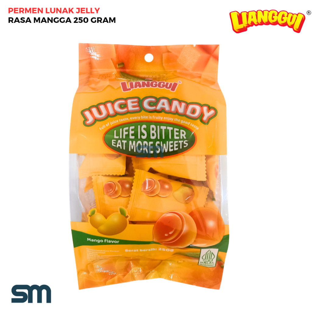 

LIANGGUI PERMEN LUNAK JUICE CANDY JELLY ANEKA RASA BUAH 250 GRAM