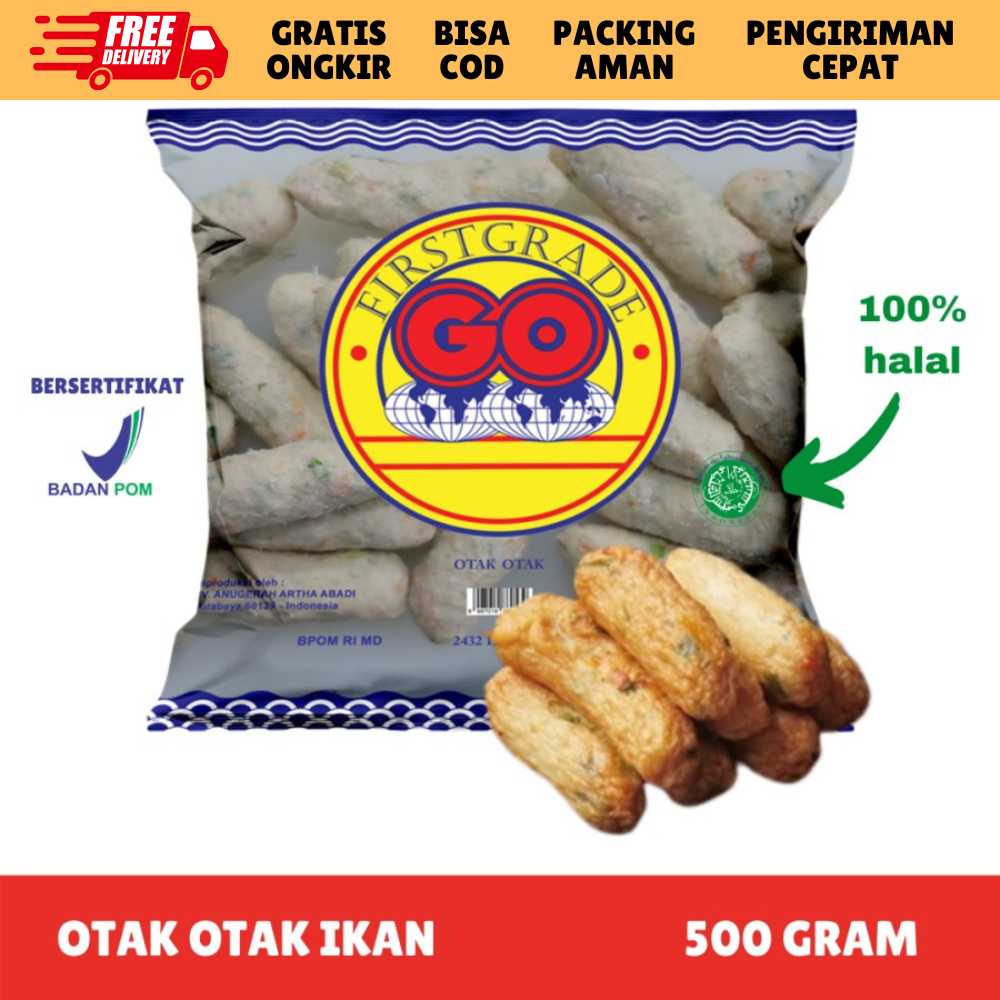 

Sukabumi Happy Frozen [FROZEN FOOD GO] OTAK OTAK IKAN ISI 30-33 (500GR) MAKANAN INSTAN SOSIS|NUGGET|BAKSO BPOM HALAL