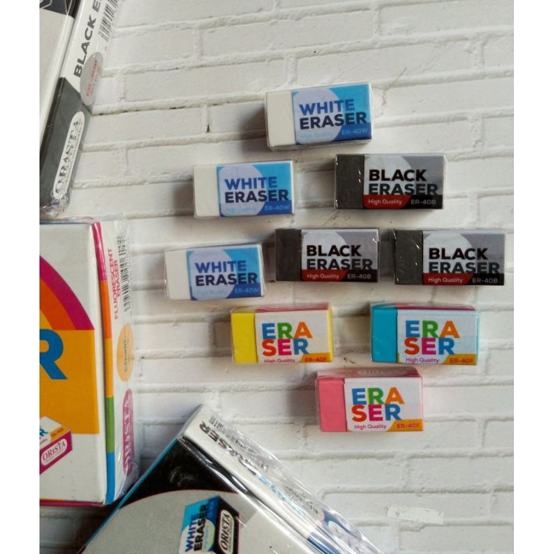 

(1PC) PENGHAPUS ORISTA B-40 MINI WARNA/HITAM/PUTIH