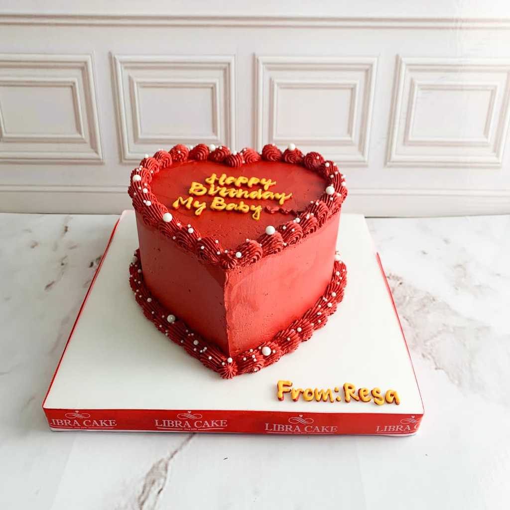 

Kue ulang tahun/Kue birthday/Cake custom birthday/Cake ultah/Kue tema Red