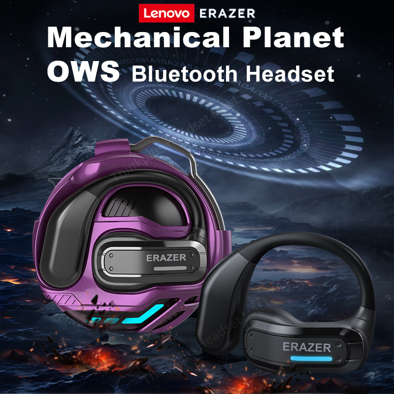 ERAZER X8 TWS Transformer Earphone Bluetooth 5.4 Headset Wireless Gaming Open Ear AI Terjemahan