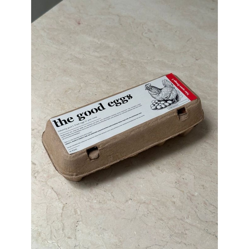 

Telur negeri omega pack isi 10 fresh The Good Eggs