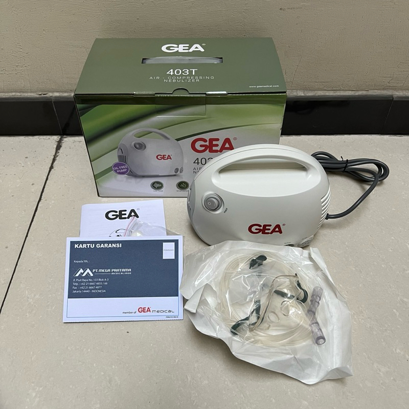 Nebulizer Gea 403T Air Compressing Nebuliser Alat Uap