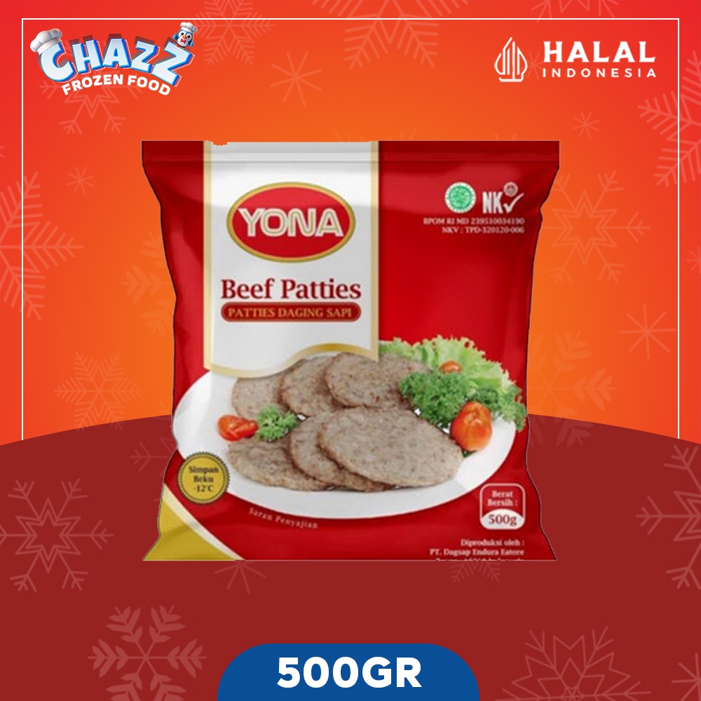 

Yona Beef Patties Daging Sapi 500 Gram Harga Hemat