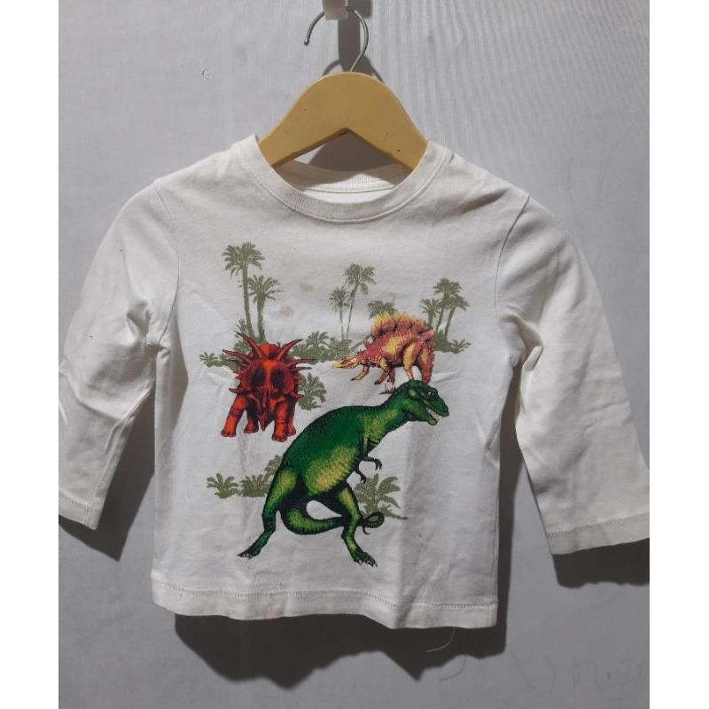 BABY GAP 1-2 TAHUN DINOSAURUS LONG SLEEVE