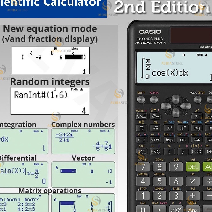 

HJ6 Kalkulator Scientific Casio ilmiah FX991EX991ESPlus Calculator Scientific Casio Kalkulator Casio Scientific 417 FungsiDua Sumber Tenaga Dan Tenaga Mata4 Konstanta Rumus