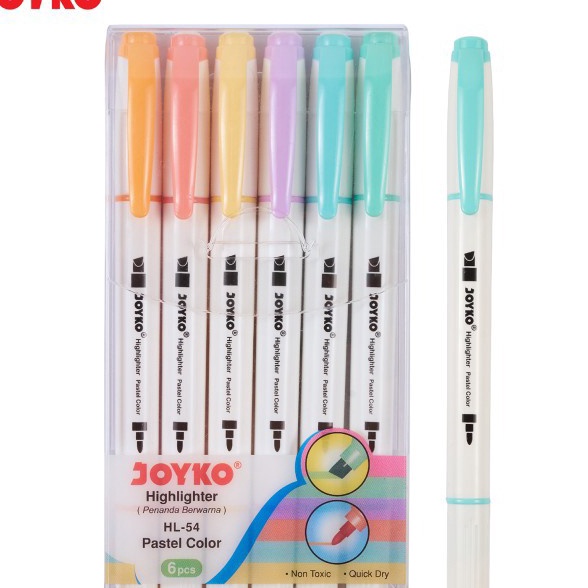 

Extra Hhlhter Joyko HL54 Pastel Color 6 Warna