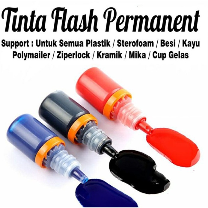 

Boom Tinta Stempel Permanent Wateroof Hitam 5 ml