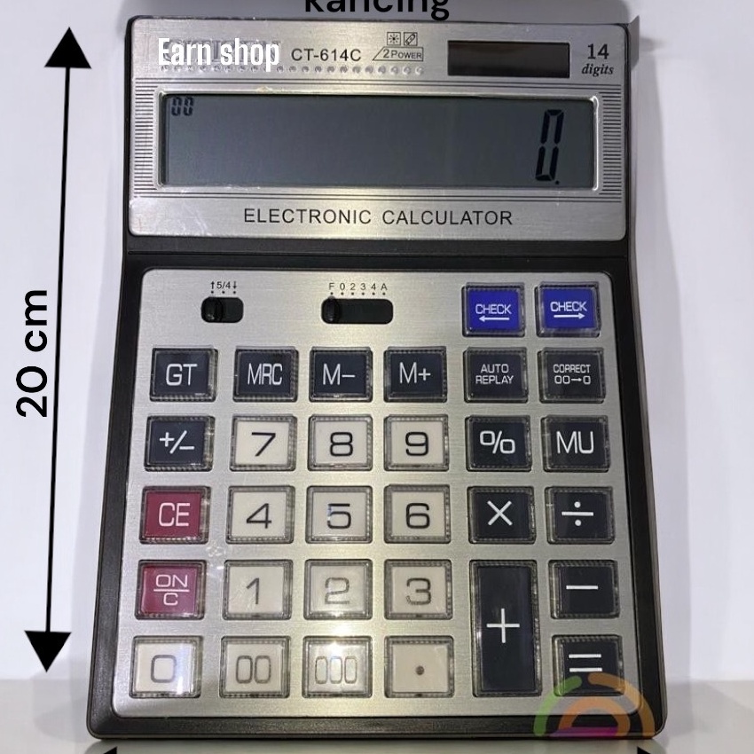 

FG2 Kalkulator Citizen CT614C 14 Dit Kalkulator