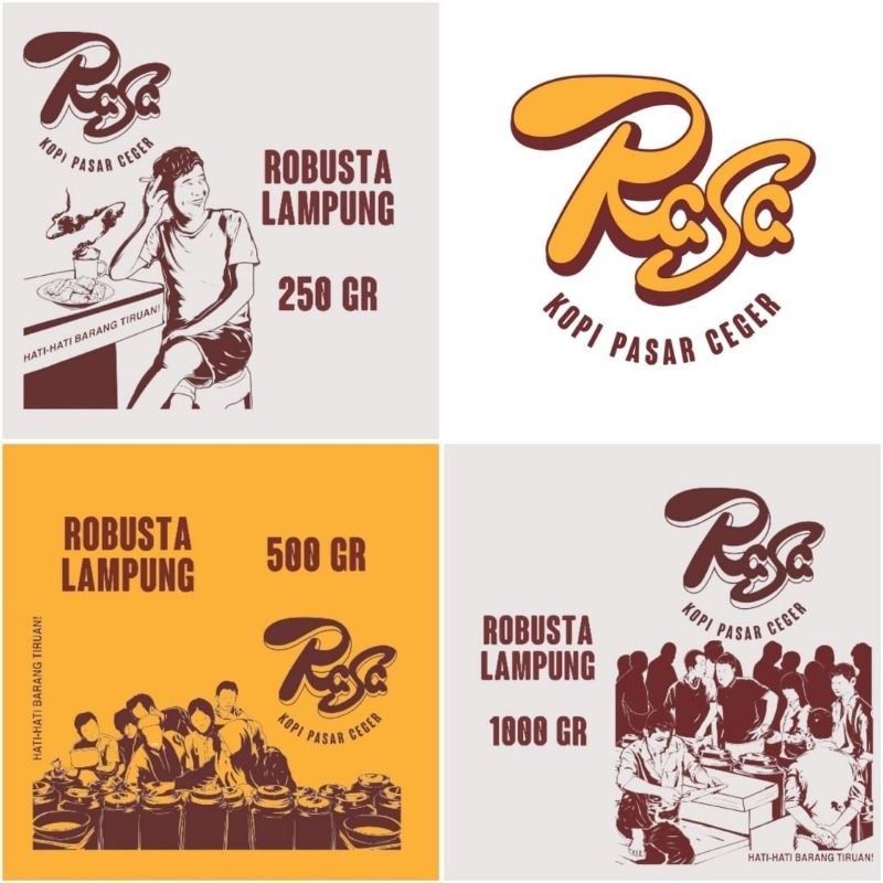 

Robusta Lampung 250gr/1kg fresh asli biji/ bubuk giling halus/giling medium