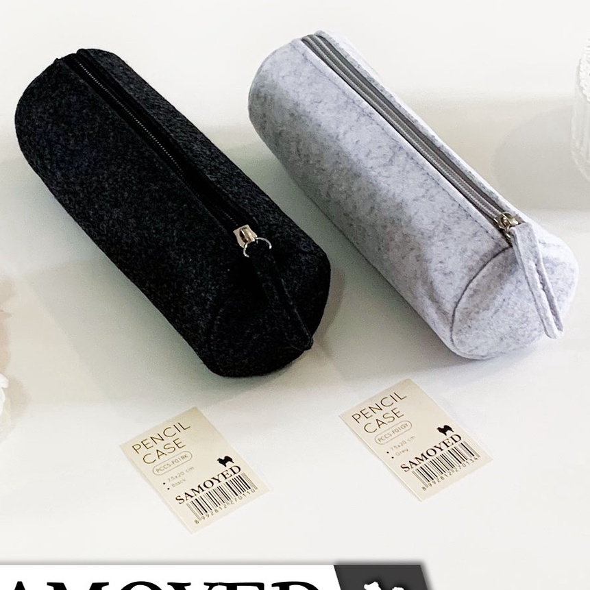 

KI3 Tempat Kotak Pensil Dompet Pouch Kain Felt Samoyed PCCSF1