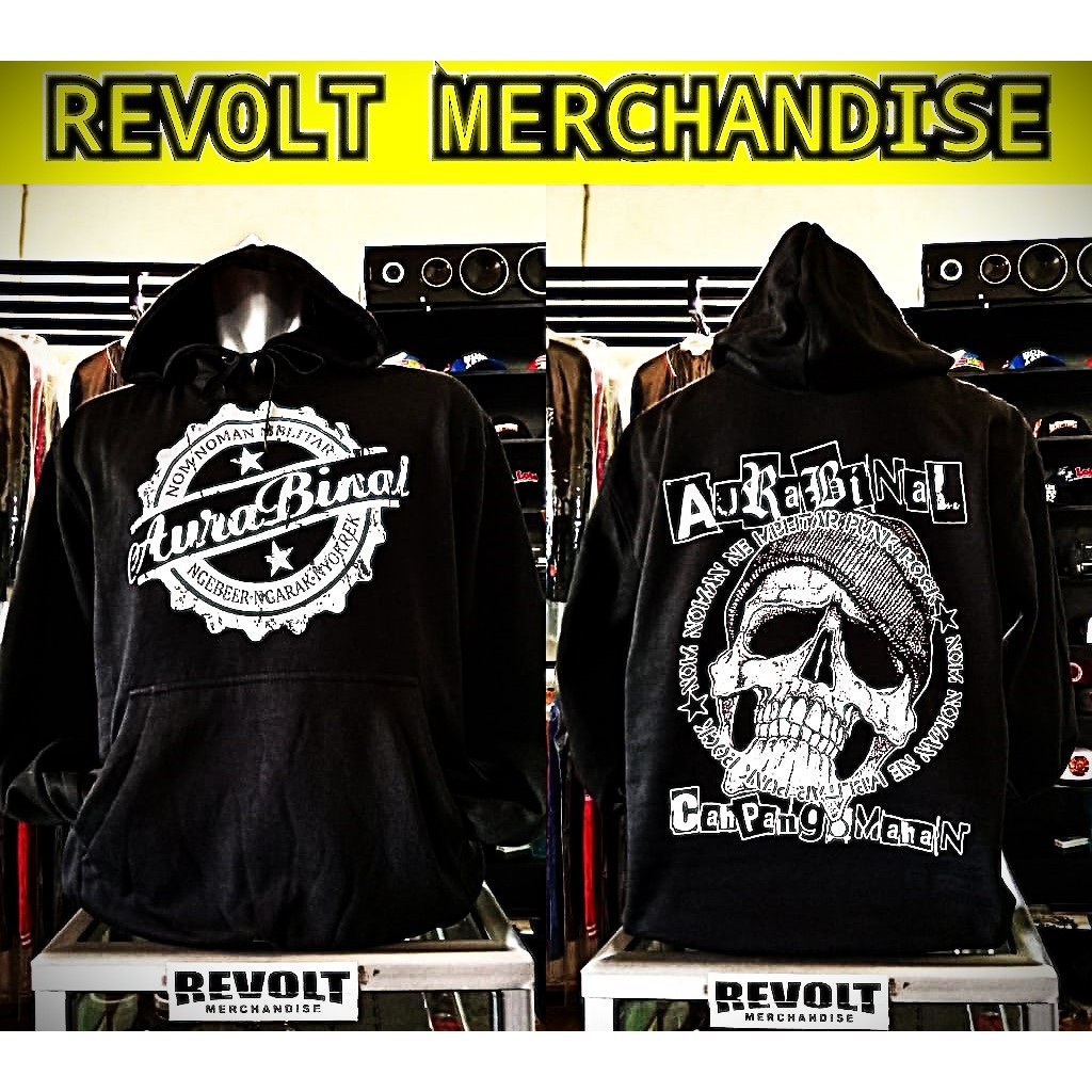 hoodie AURABINAL (punk omahan), hoodie band punk, hoodie punk