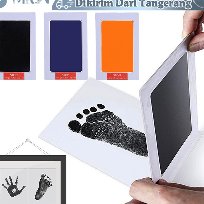 

KI3 Baby Handprint Footprint Ink PadBantalan Tinta Cap Telapak Kaki Bayi untuk memperingati