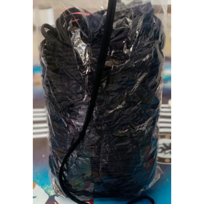 

Eksklusif Tali kur gepeng hitam 8mm isi 1kg
