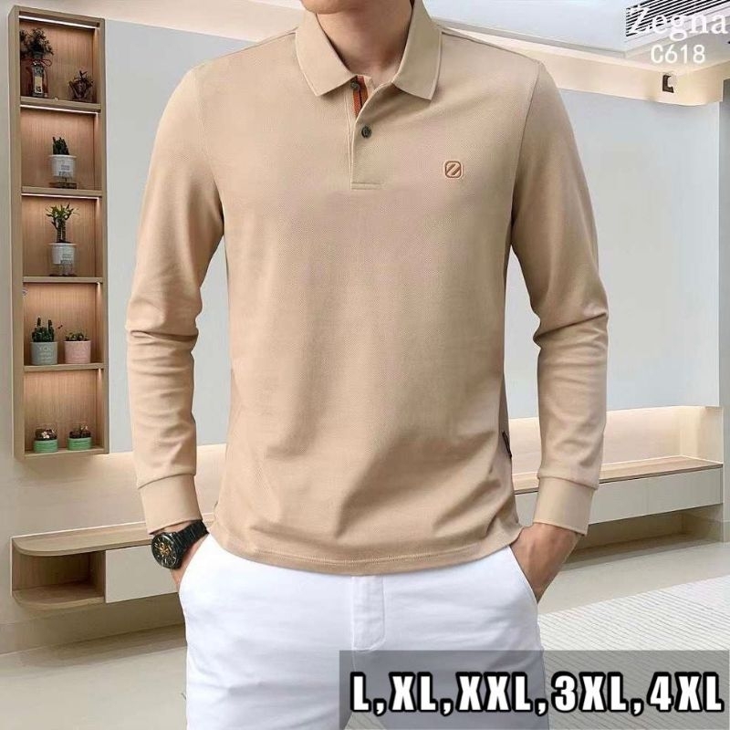 KAOS PANJANG PRIA ZEGNA C618 MIRROR QUALITY