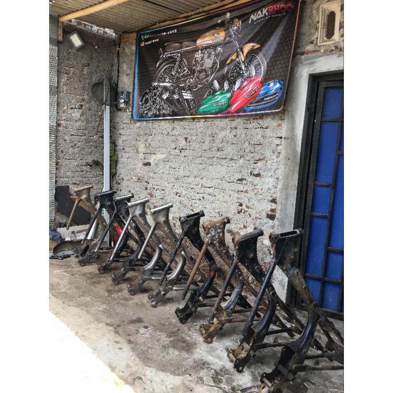 rangka cb k3. gl100 balung kecil. cb k2. cg