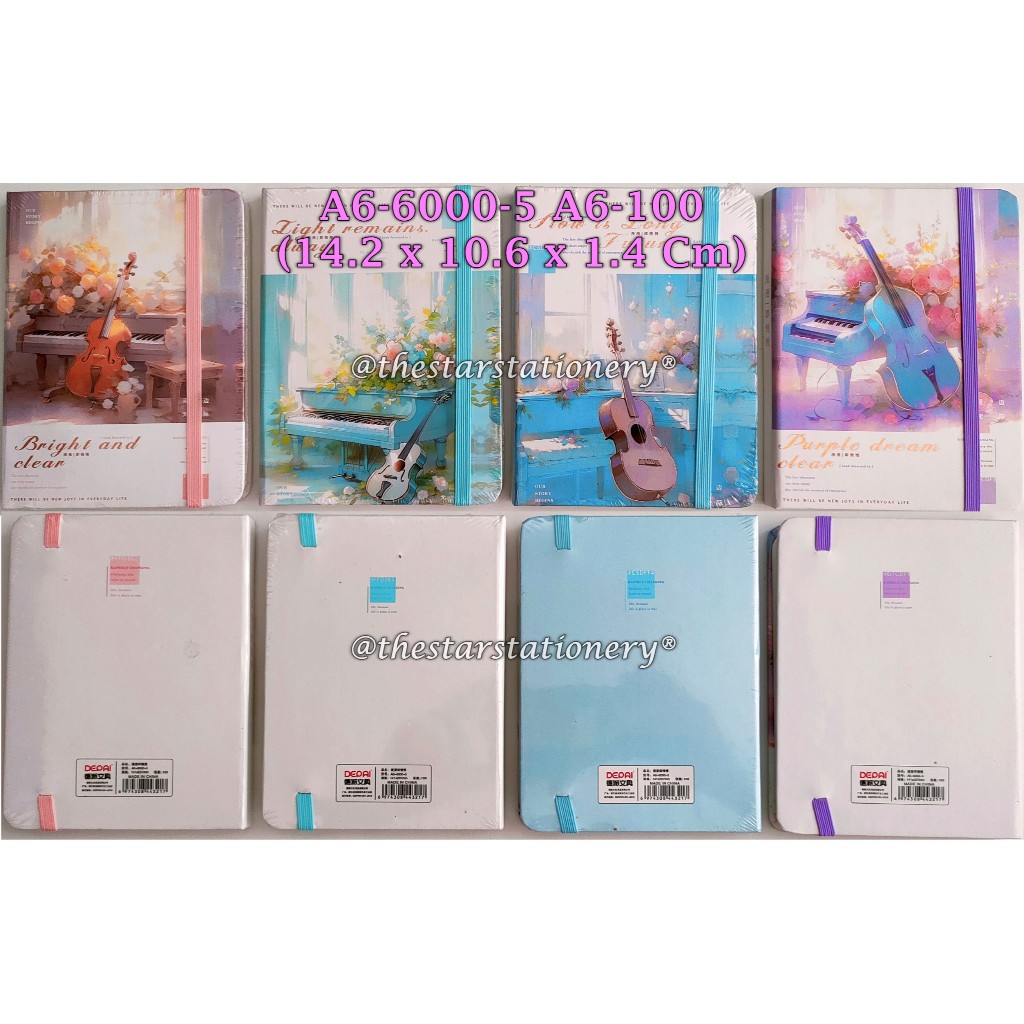 

(1 Biji) Buku Agenda Tali A6-6000-5 Hard Cover / Agenda Tali GXIMP A6 100 Lembar 14.2*10.6*1.4 Cm