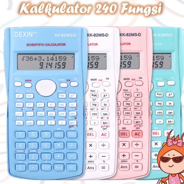 

KI3 AL Kalkulator Ilmiah 24 Fungsi Calculator Scientific Kalkulator Sains Kalkulator SinCosTan