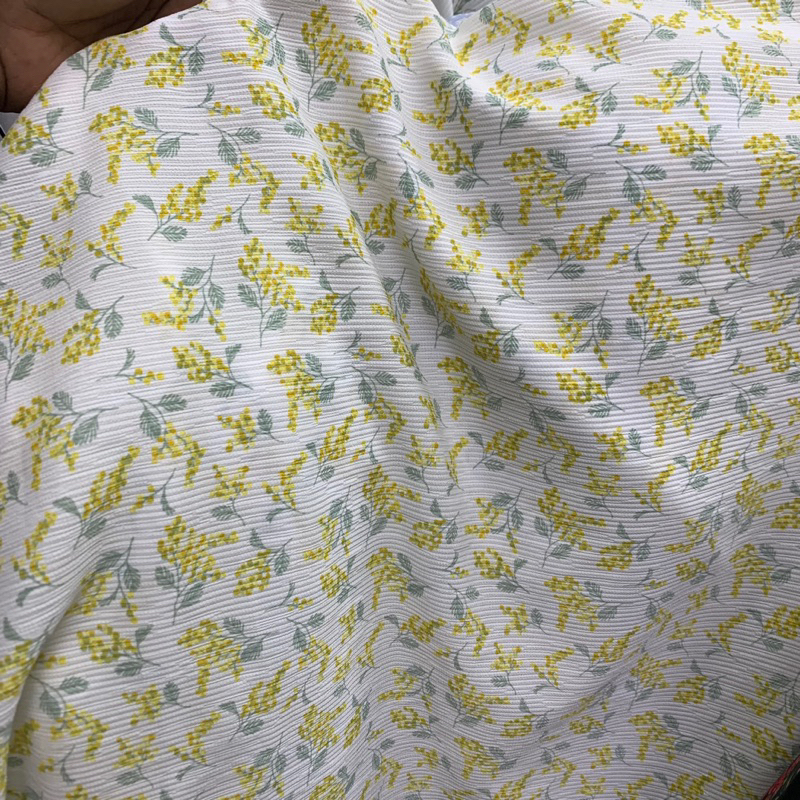 kain crinkle motif bunga - kain crinkle premium style korea - kain crinkle motif luxury