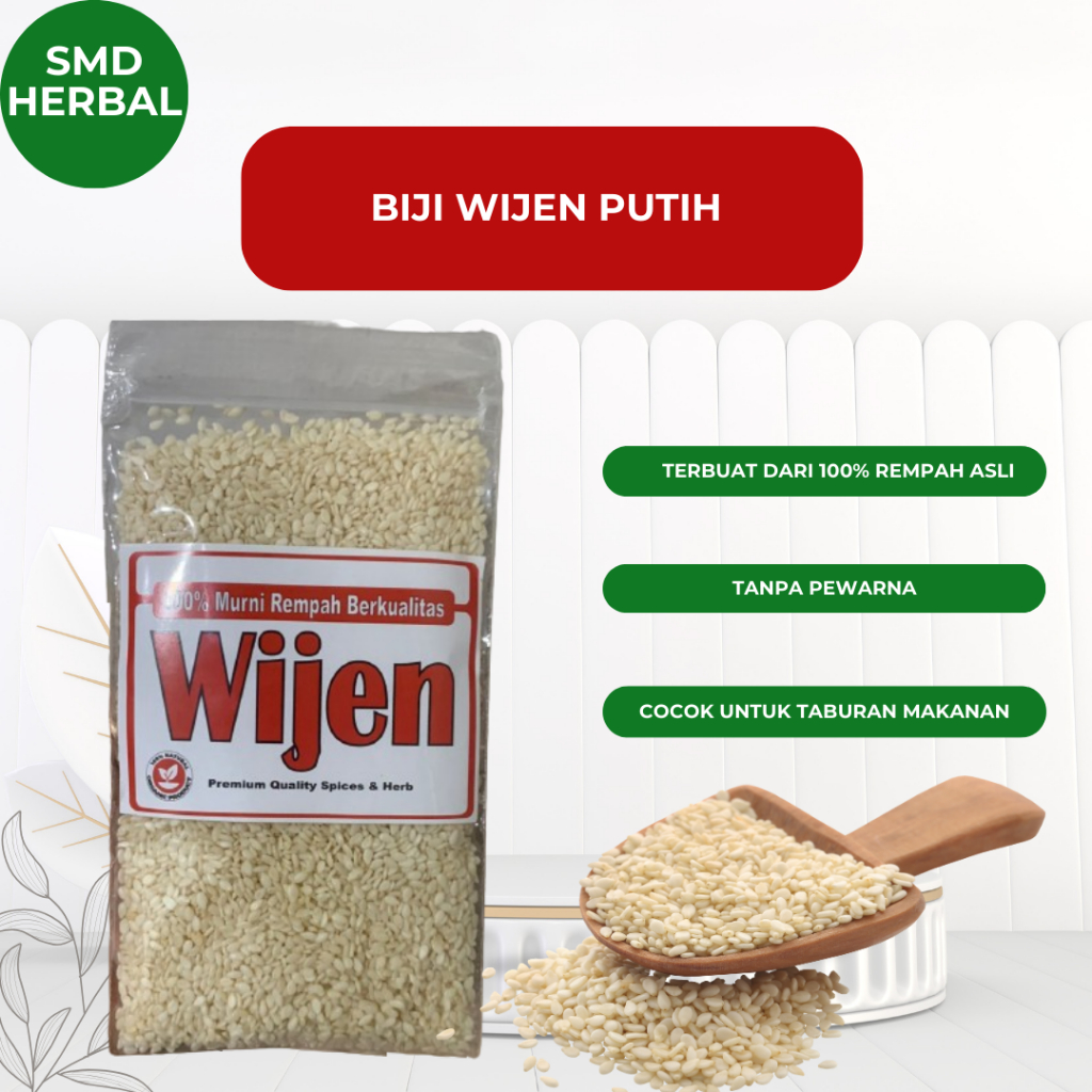 

Wijen Putih | Biji Wijen-SMDHerbal
