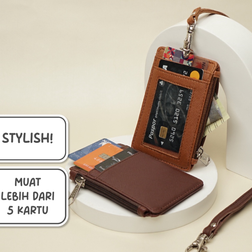 

FG2 Flashee ID Card Holder Resleting Name Tag Seleting Taylor Risleting Kulit Sintetis v2