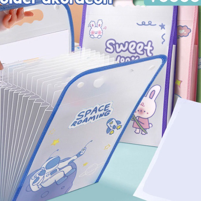 

HJ6 YooWoo File Organizer penyimpanan berkas folder poble tempat kes ujian