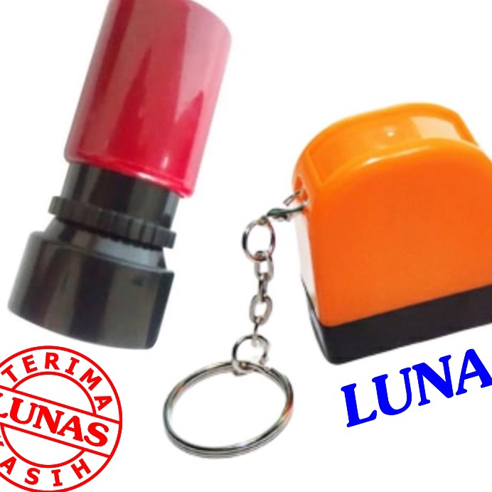 FG2 STEMPEL FLASH LUNAS BULAT NAMA DOKTER BIDAN BUAT FAKTUR NOTA KWITANSI CUSTOM WARNA