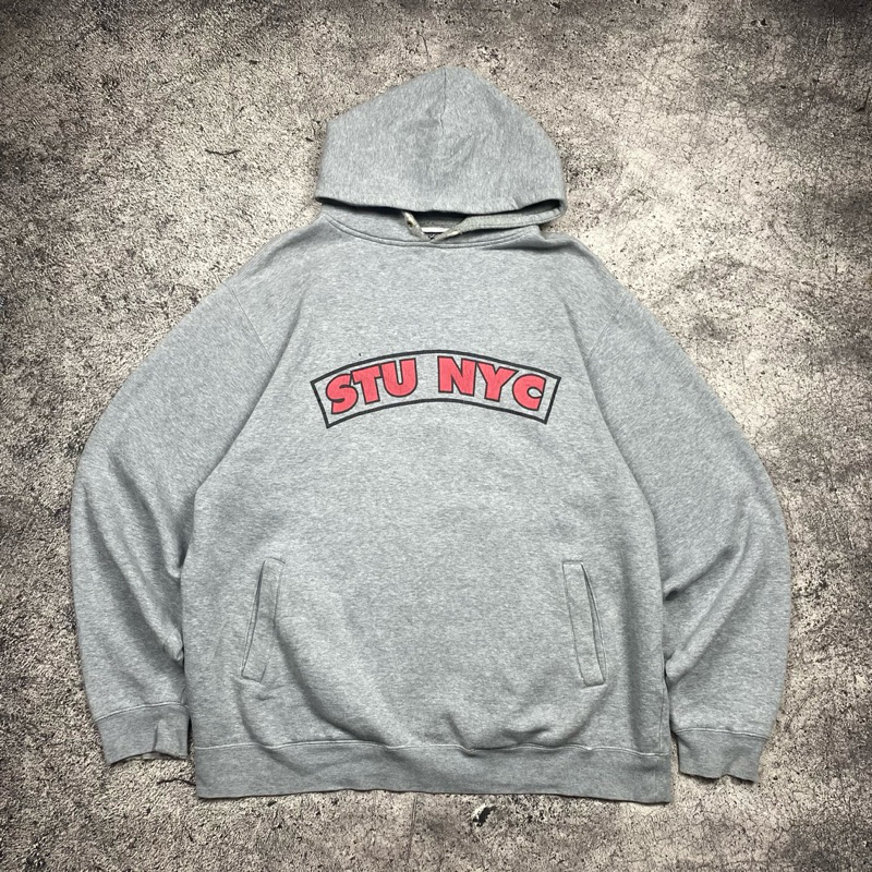 Hoodie Vintage Stussy rip off run dmc