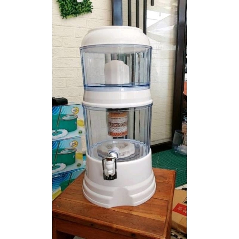 Hexagonal  Pot  Water Penyaring air 18 Liter / 35 Liter , packing kayu pengiriman expedisi