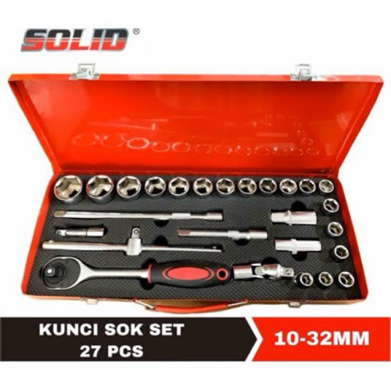 SOLID kunci sok set 27 pcs