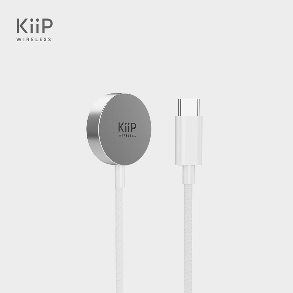 KiiP Wireless WH10 Iwatch Charger Magnetic Suction braided cable Type-C